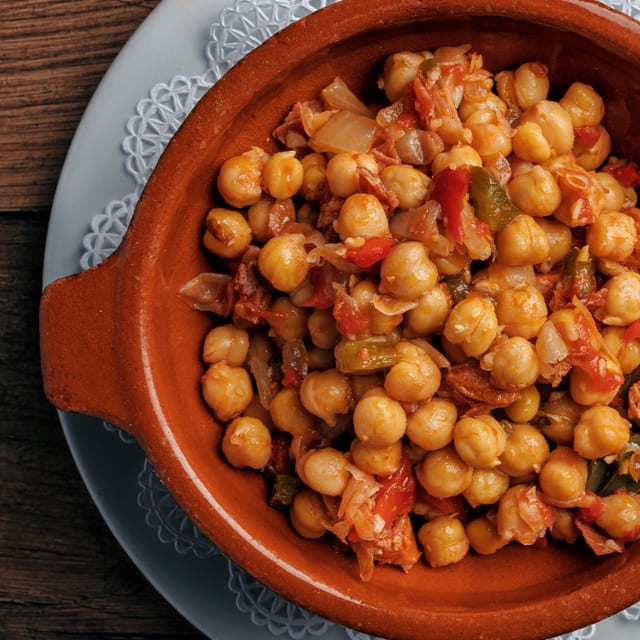 Garbanzos Guisados con Chorizo.