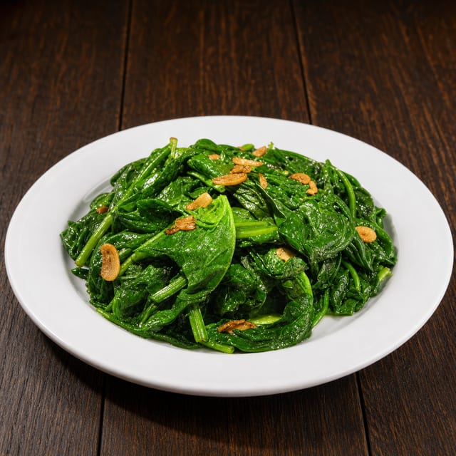 Espinacas Salteadas.